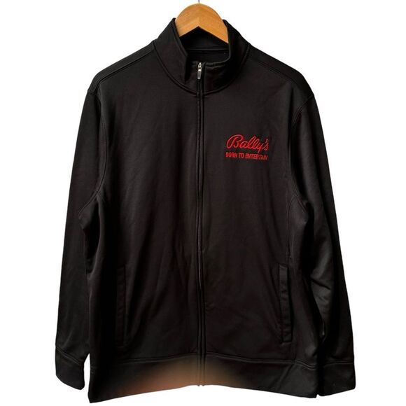 Sportek Bally’s Men’s Vintage Born To Entertain Zip Up Jacket. Large. - Picture 1 of 9